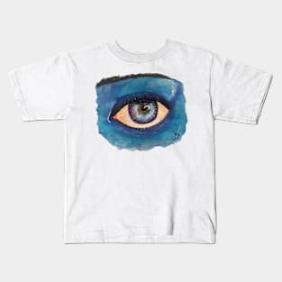 Eye is blue Kids T-Shirt